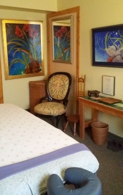 Linda Katsuda Massage Room in Whitefish Montana